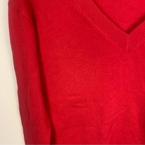Talbots Pure Cashmere V Neck Pullover Sweater - Picture 8 of 13